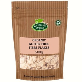 Organic Gluten Free Fibre Flakes 500g by Hatton Hill Organic