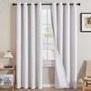 H.VERSAILTEX Linen Curtains 100% Blackout Curtains for Bedroom 108 inch