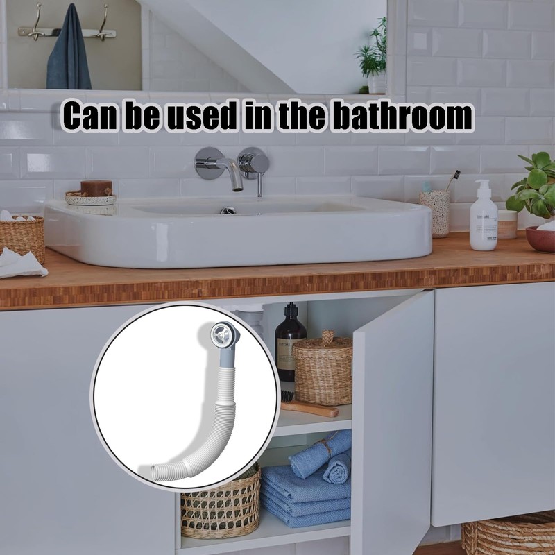 Sink Overflow Kit, Round Overflow Pipes, Sink Overflow, Scalable Overflow
