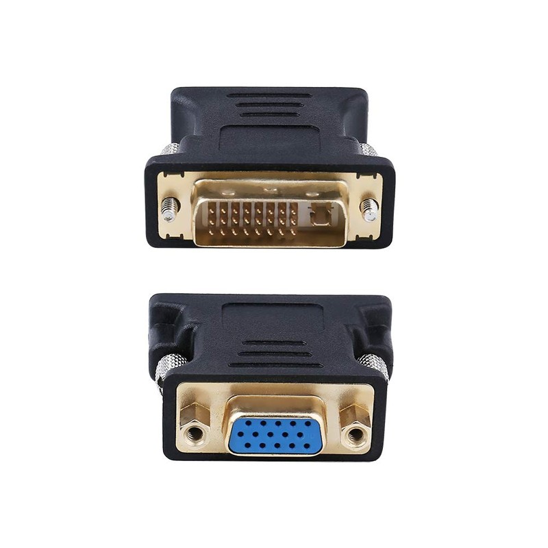 DTECH DVI Male to VGA Female Adapter DVI-I 24+5 Port