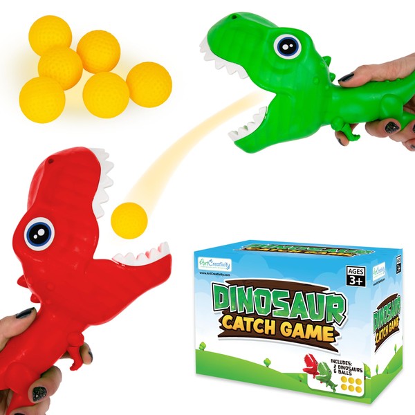 ArtCreativity Dinosaur Pop and Catch Game - Dino Pop and