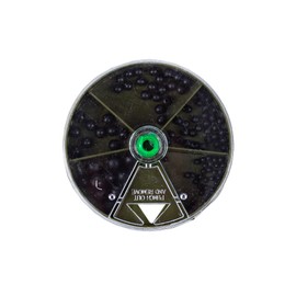 Zite Fishing Rubber Beads Fishing Assortment - 100 Pieces Stopper Beads Set - Cord Stopper Rubber Stopper 2-8 mm