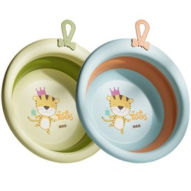 Toddmomy 2Pcs Baby Folding washbasin Dish Washing Basin Collapsible wash tub Foldable wash Basin Collapsible Washing Bowl Collapsible Sink Bowl Camping Sink Children's Basin pp Travel Light