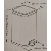 EKO SENSIBLE ECO LIVING 2 Bote De Basura Acero Inoxidable