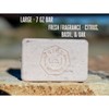 GIBS Handle Bar, Exfoliating, Long-Lasting, Citrus, 7oz Bar Soap (3PACK)