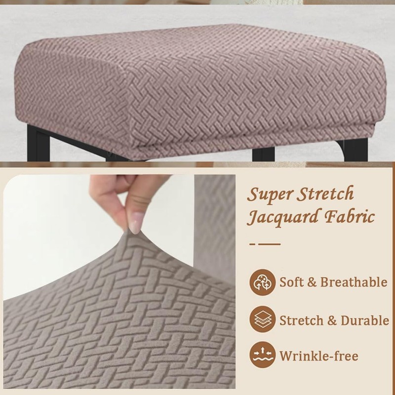 Levoberg Bar Stool Cover Rectangle Stretch Counter Height Barstool Slipcovers