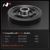 A-Premium Engine Harmonic Balancer Crankshaft Pulley Compatible with Honda CR-V
