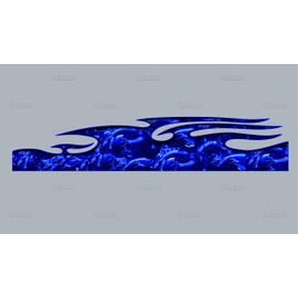 3D Dragons Dirt Bike, Full Color Vinyl Sticker Dragons, Sport Bike Decals, Graphics Vinyl Stickers, 3D Dragons Racing Bike Stickers (10x30)