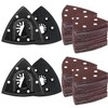 LEILUO 127 Pcs Oscillating Tool Sanding Pad Kit - 4