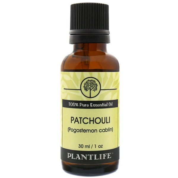 Plantlife Patchouli Aromatherapy Essential Oil - Straight from The Plant 100% Pure Therapeutic Grade - No Additives or Fillers - 30 ml