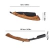 Straight Razor with Wooden Handle Shaving Razor Knife for Beard