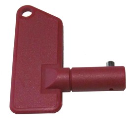 Ignition Key for Terex Battery Disconnect Isolator, Part Number MS634212