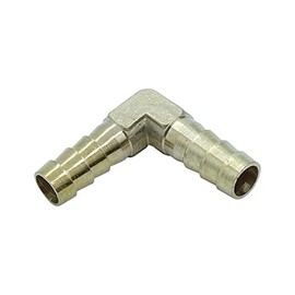 3pcs Brass Hose Barb Fitting 90 Degree Elbow 5/16" Barbed x 5/16" Barbed for Air/Water/Fuel/Oil/Gases
