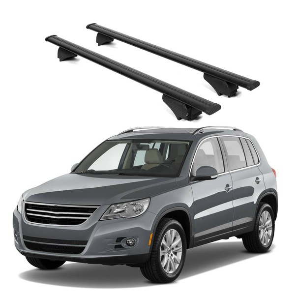 ERKUL Roof Rack Cross Bars for VW Volkswagen Tiguan 2008-2017
