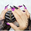 Dark Spider Handmade Nail Tips - Oval XL / 다크