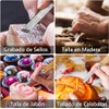 Cincel Formon Gubia Madera Tallado Carpintería Manualidad Artesanía Trabajo (12