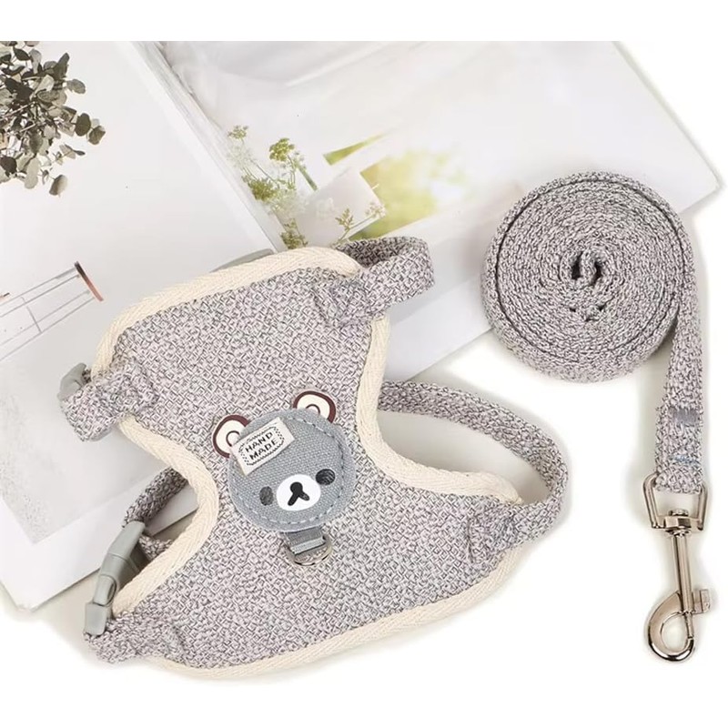 1PCS Rabbit Harness and Leash Set - Small Pet Harness