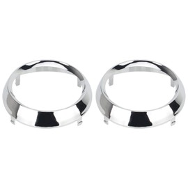 Carbhub Pair Fog Light Lamp Bezel Cover for Toyota Sienna SE Chrome Trim Rings 2011-2017 Replaces for 52713-08020 52712-08020 TO1038150 TO1039150