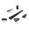 HD Ridez Rear Step Bar 5" Black Compatible with Ram