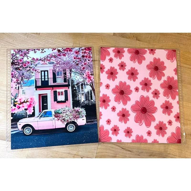 Handmade Pink Flower House Cover Set 4 use w/ Erin