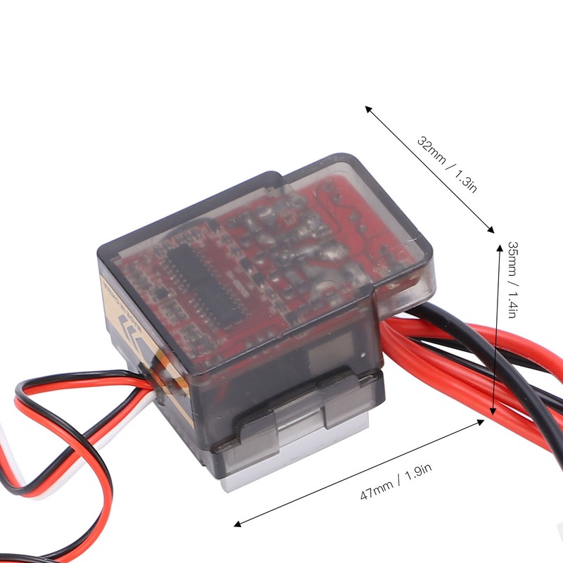 7.216V 320A TwoWay Brush ESC for Vehicle Ship Model Support