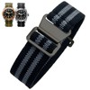 Nizonlaie Elastic Nylon Watch Band French Troops Paratrooper Military Parachute