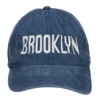 e4Hats.com Brooklyn Embroidered Washed Cap - Navy OSFM