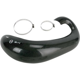 Moose Racing Carbon Fiber Pipe Guard-Kawasaki-KX 125-00-05-FMF - Motocross Dirt