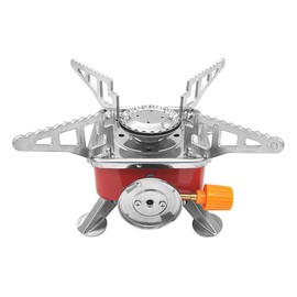 ZONADAH Mini Camping Stove Portable Windproof Camping Gas Stove Mini Burner Folding Camping Stove Burner for Outdoor Picnic Backpacking Travelling