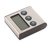Digital Cooking Thermometer Timer LCD Display ℃/℉ W/Probe for Barbecue