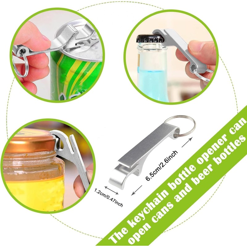 2-Pack Adjustable Stainless Steel Jar Opener, Multifunctional Jar Opener for