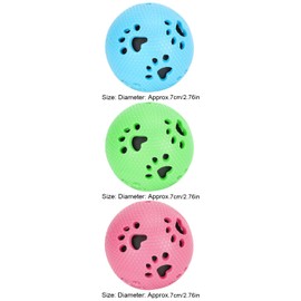 Pet Chewing Ball, Dog Clean Teething Ball Pet Leaky Food Balls Dog Toy Ball Dog Treat Ball Dog Puzzle Teething Toys Ball(Green)
