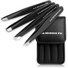 Fancy Tweezers Set for Eyebrow Plucking and Hair Removal with