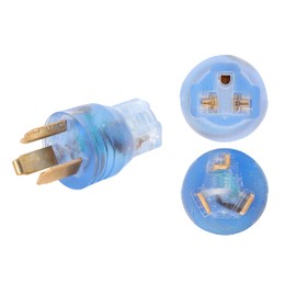 ONETAK NEMA 10-30P to 5-15R 5-20R 6-15R 6-20R Compact 240V 30 Amp 3 Prong Male Plug to 240V 15 Amp 20 Amp 3 Prong Female Receptacle Outlet Generator Welder Dryer EV Charger Power Cord Adapter