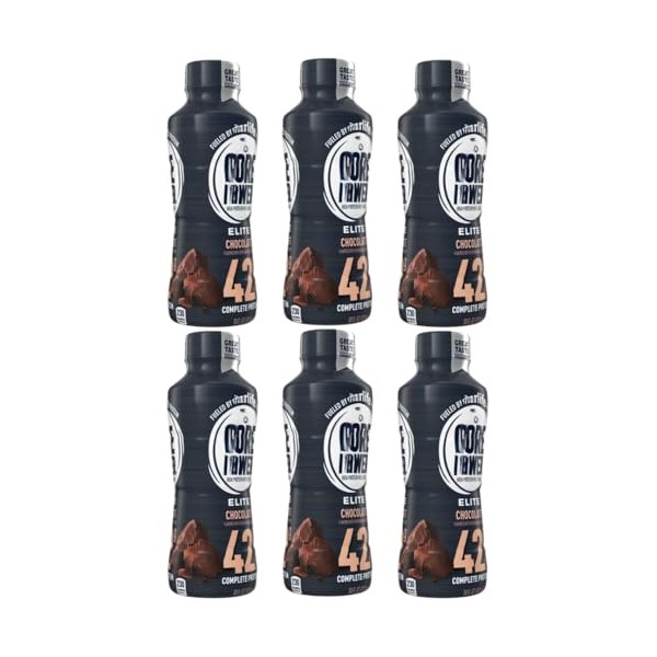 Core Power Elite High Protein Shake, Chocolate, 42g Bottle, 14oz,