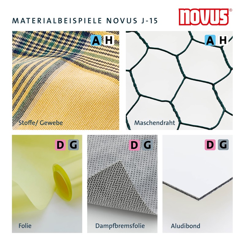 Novus Hand Stapler J-15 Lightweight General Purpose Staple Tool Stapler