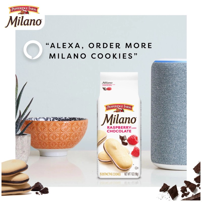 Pepperidge Farm Raspberry Chocolate Milano Cookies 7 Ounce Pack of