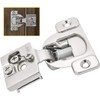 20 Pack 1/2 inch Overlay Soft Close Cabinet Hinge,105 Degree