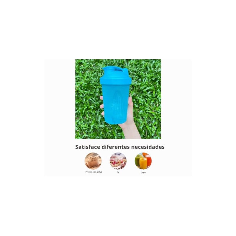 Botella Coctelera de Proteínas y Botella Mezcladora de 16 onzas/400ML