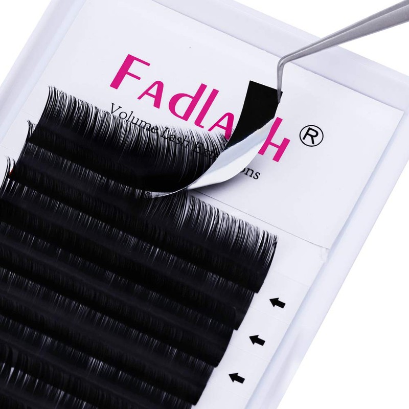 Fadlash Self-Fanning Eyelash Extensions, Volume Technique Eyelashes, 0.05 mm Thickness,
