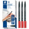 Staedtler Lumocolor 318-9 Foil Pen, Permanent, F-Tip Line Width Approx.