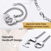 Prosteel Silver Handcuff Bracelet for Women Girls Trendy Chain Bracelets