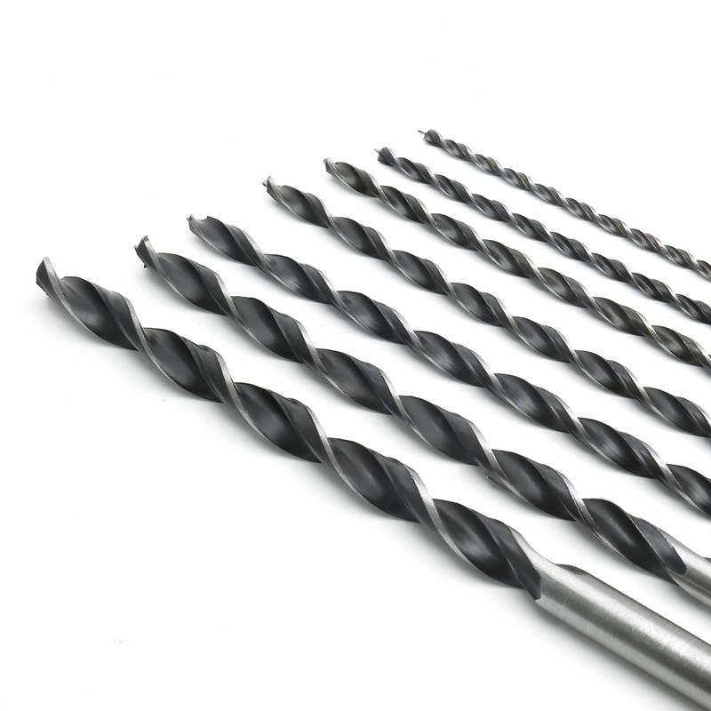 Jersvimc 7Pcs 300mm 12 Extra Long Drill Bit Set, Long