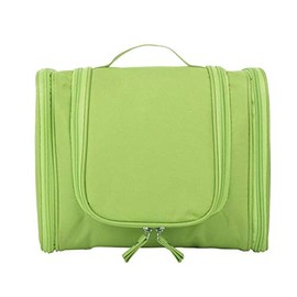 Hanging Travel Toiletry Bag, Cosmetic Kit Bags, Waterproof Shower Organizer, Large Makeup Storage Bag, Family Grooming Kit, Travel Bath Pouch Bag with Hanging Hook for Men/Women Gift Item (Green)