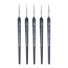 HARFINGTON 5pcs Detail Paint Brushes 3mm Pointed Tip 178mm Length