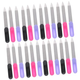 BIUDECO Nail Files 24pcs Carbon Steel Nail Filers for Manicure Pedicure and Nail Art