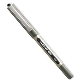 Uni-Ball EYE UB-157 Rollerball Pen BLACK [Pack of 3] Medium 0.7mm Ball