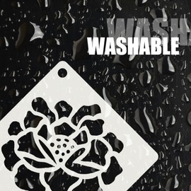 Youteer 100Pcs Stencils for Painting, 3 Inch Reusable Small Stencil Flower Plant Animal DIY Craft for Rock, Walls, Canvas, Drawing, Art Scrapbook Home Decor.