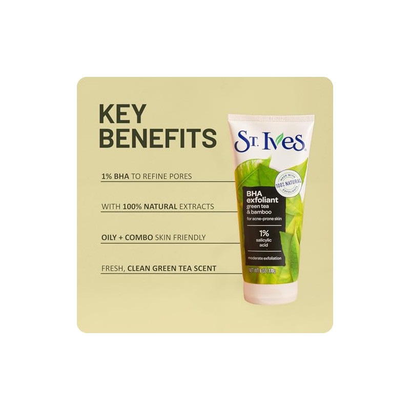 St. Ives por St. Ives, Blackhead Clearing Green Tea Scrub