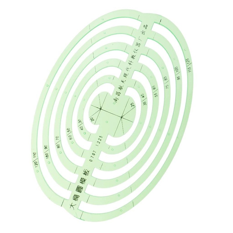 Milageto 1 Piece Template Ruler, Stencils, Drawing Template for All